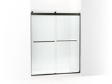 KOHLER K-706015-L Levity 74" H sliding shower door with 1/4" - thick glass
