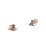 KOHLER K-77974-4 Components bathroom sink handles with Lever design