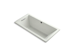 KOHLER K-1822-GW-0 Underscore Rectangle 66" x 32" drop-in BubbleMassage(TM) Air Bath with reversible drain and Bask(TM) heated surface