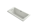 KOHLER K-1822-GW-NY Underscore Rectangle 66" x 32" drop-in BubbleMassage(TM) Air Bath with reversible drain and Bask(TM) heated surface