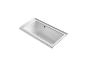 KOHLER K-1947-GHRW Archer 60" x 30" alcove Heated BubbleMassage air bath with Bask heated surface and right-hand drain
