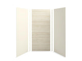 KOHLER 97613-896 Choreograph 42" X 42" X 96" Shower Wall Kit in Veincut Biscuit with Biscuit accents