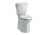KOHLER 20198-95 Betello Comfort Height Two-Piece Elongated 1.28 Gpf Chair Height Toilet With Continuousclean Technology in Ice Grey
