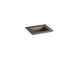 KOHLER K-2777-8-G86 Ceramic/Impressions 25" rectangular vanity-top bathroom sink with 8" widespread faucet holes