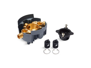 KOHLER K-8300-KSL Rite-Temp Valve body rough-in with service stops (supplied loose) and universal inlets