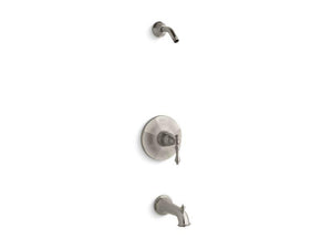 KOHLER TLS13492-4-2BZ Kelston Rite-Temp(R) Bath And Shower Valve Trim With Lever Handle And Spout, Less Showerhead in Oil-Rubbed Bronze