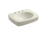 KOHLER K-2340-8-96 Bancroft pedestal bathroom sink basin with 8" widespread faucet holes