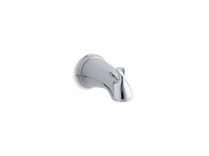 KOHLER K-10280-4 Forté Bath spout with sculpted lift rod and 1/2" NPT connection