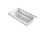 KOHLER K-1224-GHLW Mariposa 66" x 36" integral flange Heated BubbleMassage air bath with Bask heated surface and left-hand drain