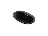 KOHLER K-5714-XH2G-7 Underscore Oval 60" x 36" drop-in whirlpool + BubbleMassage(TM) Air Bath