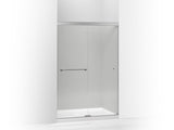 KOHLER K-707106-L Revel Sliding shower door, 76" H x 44-5/8 - 47-5/8" W, with 5/16" thick Crystal Clear glass