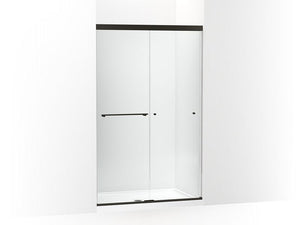 KOHLER K-707106-L Revel Sliding shower door, 76" H x 44-5/8 - 47-5/8" W, with 5/16" thick Crystal Clear glass