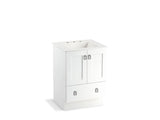 KOHLER K-99527-TK-1WA Poplin 24" bathroom vanity cabinet with toe kick, 2 doors and 1 drawer