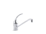 KOHLER K-15175-FL Coralais Single-hole kitchen sink faucet with 10" spout and loop handle