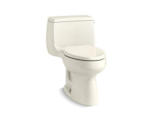KOHLER K-3615-RA-96 Gabrielle Comfort Height One-piece compact elongated 1.28 gpf chair height toilet with right-hand trip lever, and slow close seat