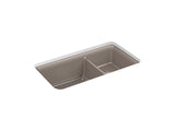 KOHLER K-8204 Cairn 33-1/2" undermount double-bowl kitchen sink