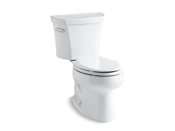 KOHLER 3978-0 Wellworth Two-Piece Elongated 1.6 Gpf Toilet in White