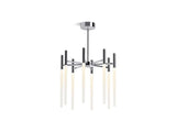 KOHLER 23459-CHLED-CPL Components Eight-Light Led Chandelier in Polished Chrome
