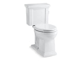 KOHLER 3950-RA-0 Tresham Comfort Height Two-Piece Elongated 1.28 Gpf Chair Height Toilet With Right-Hand Trip Lever in White