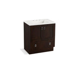 KOHLER K-99529-TK-1WB Poplin 30" bathroom vanity cabinet with toe kick, 2 doors and 1 drawer