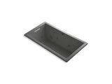 KOHLER K-1168-H2-58 Underscore Rectangle 60" x 32" drop-in whirlpool with heater without jet trim
