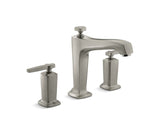 KOHLER K-T16236-4 Margaux Deck-mount bath faucet trim for high-flow valve with diverter spout and lever handles, valve not included