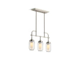 KOHLER 22658-CH03-SNL Artifacts Three-Light Linear in Polished Nickel