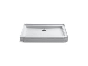 KOHLER K-9549 Memoirs 48" x 34" single threshold rear center drain shower base