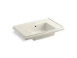 KOHLER K-2758-1-96 Tresham 30" pedestal bathroom sink basin with single faucet hole