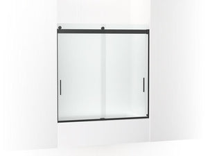 KOHLER K-706001-D3 Levity Sliding bath door, 59-3/4" H x 54 - 57" W, with 1/4" thick Frosted glass