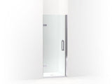 KOHLER 27583-10L-SHP Components 29-5/8"–30-3/8" W X 71-1/2" H Frameless Pivot Shower Door With 3/8" Crystal Clear Glass And Back-To-Back Vertical Door Pulls in Bright Polished Silver