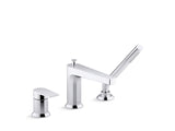 KOHLER K-74032-4 Taut 11 gpm deck-mount bath faucet with handshower