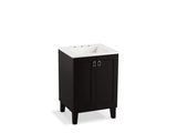 KOHLER K-99526-LG-1WU Poplin 24" bathroom vanity cabinet with legs and 2 doors