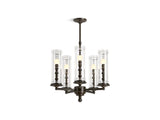 KOHLER 23347-CH05-BZL Damask Five-Light Chandelier in Oil Rubbed Bronze