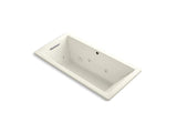 KOHLER K-1822-H2-96 Underscore Rectangle 66" x 32" drop-in whirlpool with heater without jet trim