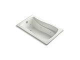KOHLER K-1239-W1 Mariposa 60" x 36" drop-in whirlpool bath with Bask heated surface and end drain