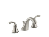 KOHLER K-10272-4 Forté Widespread bathroom sink faucet with sculpted lever handles