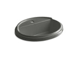 KOHLER K-2992-1-58 Tresham Oval Drop-in bathroom sink with single faucet hole