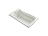 KOHLER K-1224-H Mariposa 66" x 35-7/8" drop-in whirlpool bath with end drain and heater