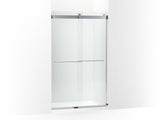 KOHLER K-702422-L Levity Plus Frameless sliding shower door, 77-9/16" H x 44-5/8 - 47-5/8" W, with 5/16"-thick Crystal Clear glass