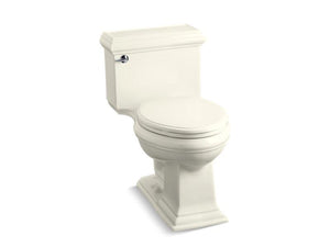 KOHLER 3812-0 Memoirs Classic Comfort Height One-Piece Compact Elongated 1.28 Gpf Chair Height Toilet With Quiet-Close Seat in White