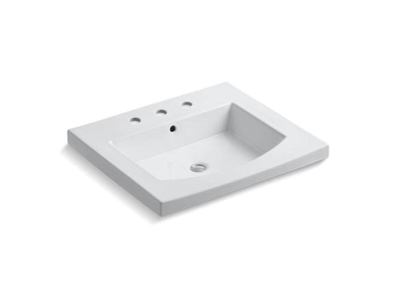 KOHLER K-2956-8-0 Persuade Curv Vanity-top bathroom sink with 8