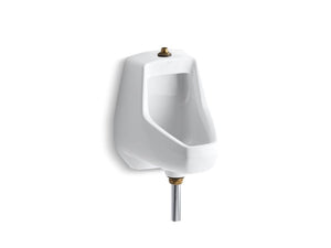 KOHLER K-5024-T Darfield Washdown wall-mount 1/2 gpf urinal with top spud and bottom outlet for exposed P-trap