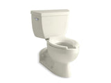 KOHLER 3554-96 Barrington Two-Piece Elongated 1.6 Gpf Toilet With Pressure Lite(R) Flushing Technology And Left-Hand Trip Lever in Biscuit