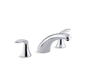 KOHLER K-P15290-4 Coralais Deck-mount high-flow bath faucet trim with lever handles