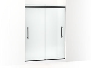 KOHLER K-707600-8D3 Pleat Frameless sliding shower door, 79-1/16" H x 54-5/8 - 59-5/8" W, with 5/16" thick Frosted glass