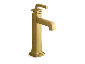 KOHLER K-26430-4 Riff Tall single-handle bathroom sink faucet, 1.2 gpm