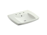KOHLER K-2381-8-NY Kelston Drop-in bathroom sink with 8" widespread faucet holes
