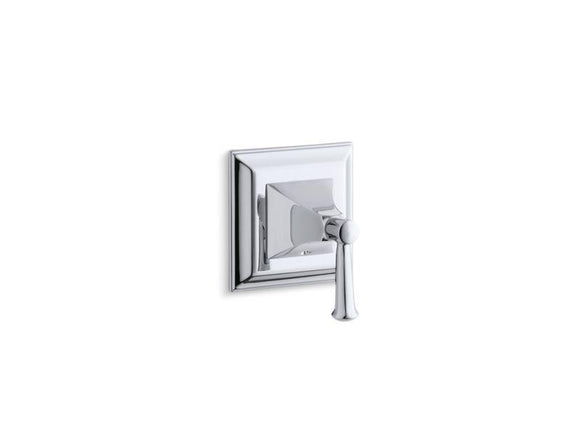 KOHLER T10423-4S-CP Memoirs Stately Valve Trim With Lever Handle For Volume Control Valve, Requires Valve in Polished Chrome