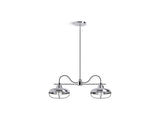 KOHLER K-23660-CH02 Modern Farm Two-light linear chandelier